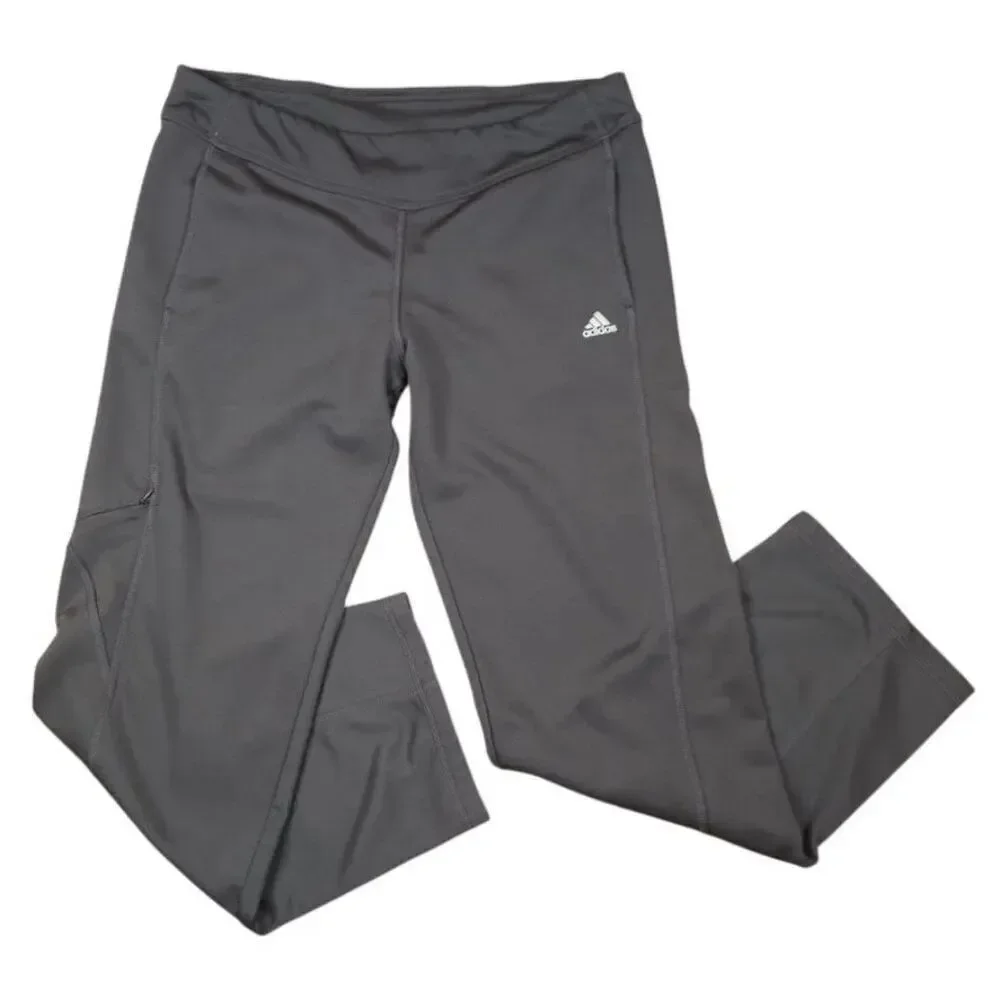Adidas Track Pants Mens Size Large Gray Athletic Warm Up 027365 931001